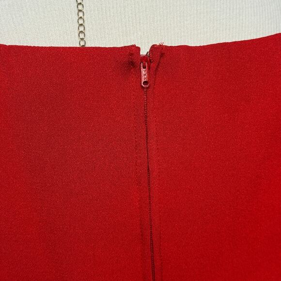 Morton Myles Red Bow Cocktail Dress 6 | Vintage 80s, Glam, Old Money - Picture 6 of 10